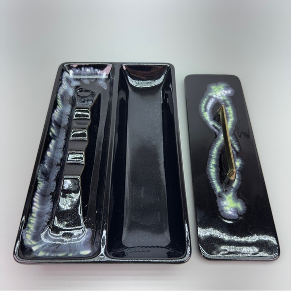 Rare Mid Century Modern Royal Haegar  
Art Deco Lidded Ashtray/Trinket Dish - Picture 4 of 16